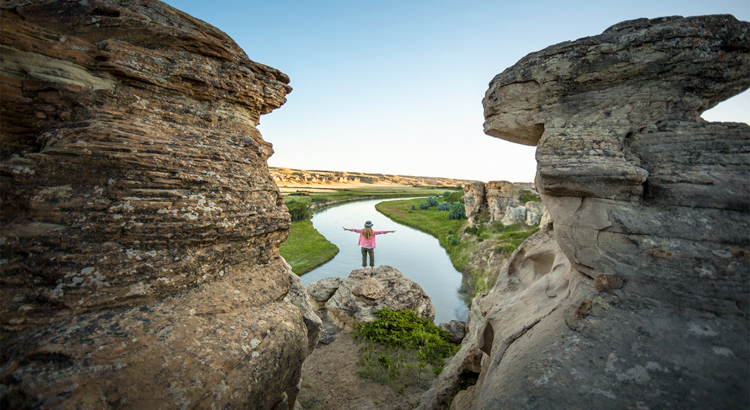 Kanada Alberta Writing-on-Stone Provincial Park Foto Travel Alberta Sabrina Hill